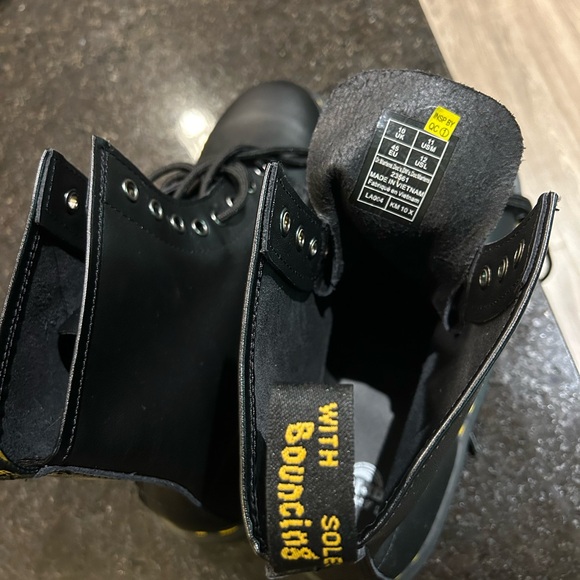 Dr. Martens Black Leather Boots - Picture 5 of 6